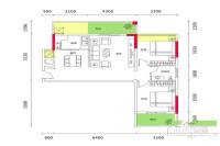 瑞麒紫居·梦想家园2室2厅1卫80㎡户型图