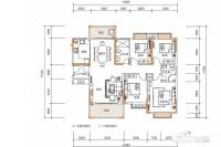 保华铂郡4室2厅2卫132㎡户型图