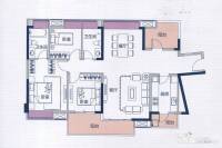 中海水岸城花园3室2厅2卫128㎡户型图