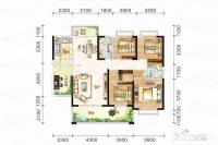 铂金广场4室2厅2卫144㎡户型图