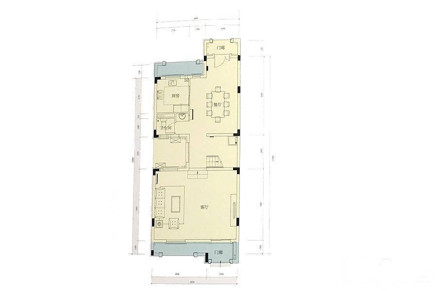 五矿哈施塔特5室2厅4卫209㎡户型图