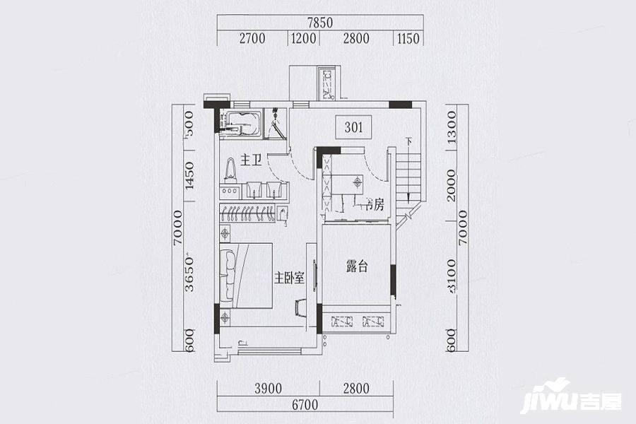 海伦西子湾5室2厅3卫174.1㎡户型图