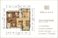 绿地凤垭城4室2厅2卫132㎡户型图