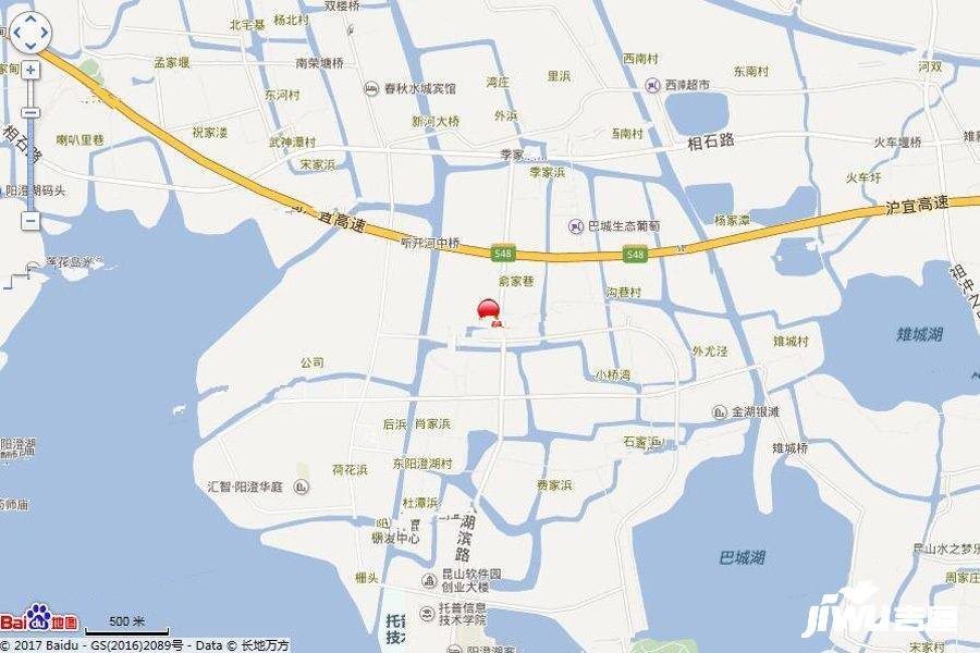澄湖颐景园位置交通图