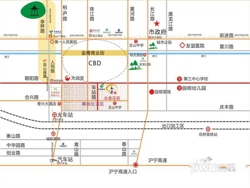 永泰花苑位置交通图图片