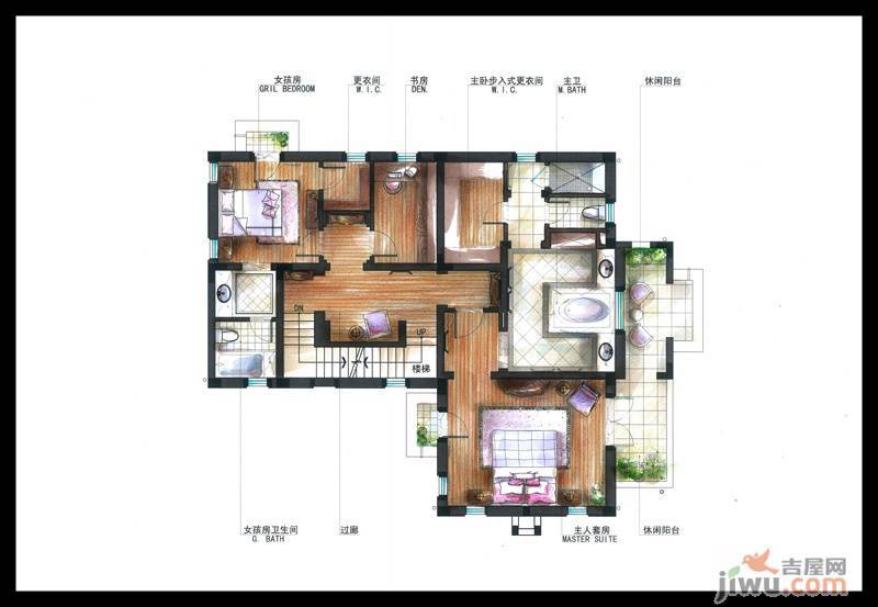 纳帕溪醍4室3厅3卫299.9㎡户型图