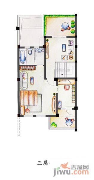 忆江南4室3厅4卫230㎡户型图