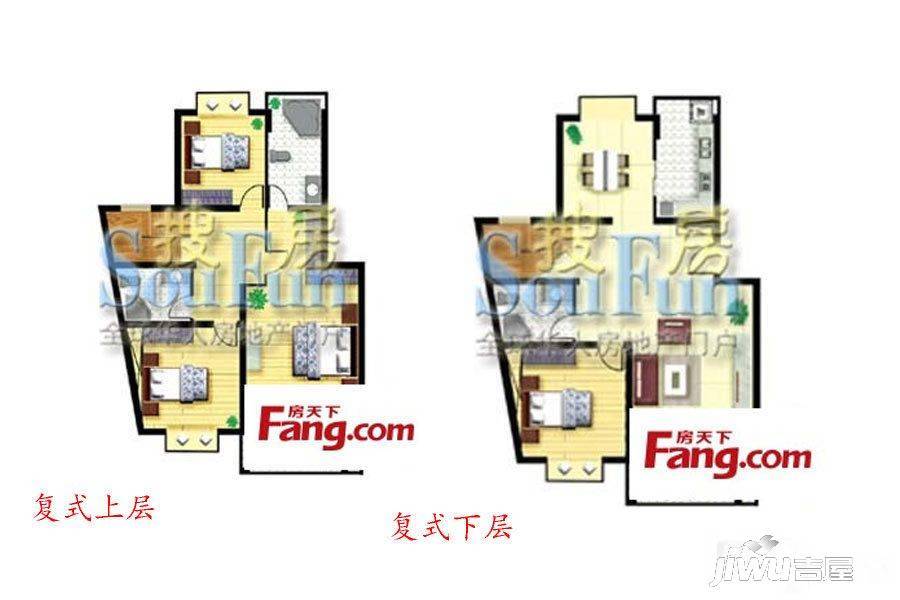 阿里山花园4室2厅3卫190㎡户型图