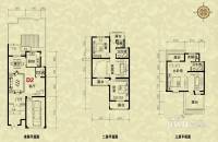 卓达香水海二期苏格兰城3室3厅3卫200.9㎡户型图
