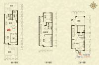 卓达香水海二期苏格兰城3室3厅3卫175.6㎡户型图