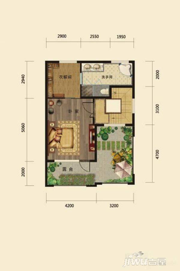 望府大院4室3厅3卫285㎡户型图