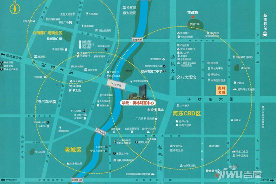 华元奥林财富中心位置交通图图片