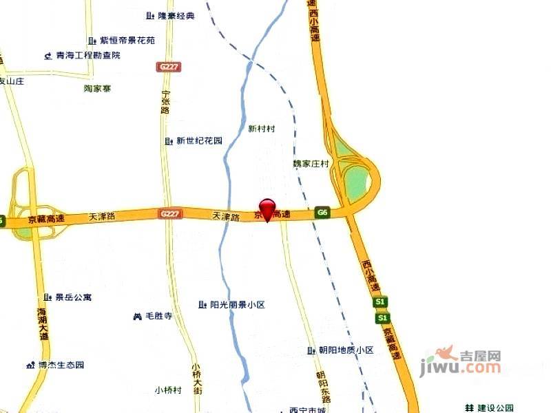 城馨朝阳尚城位置交通图图片