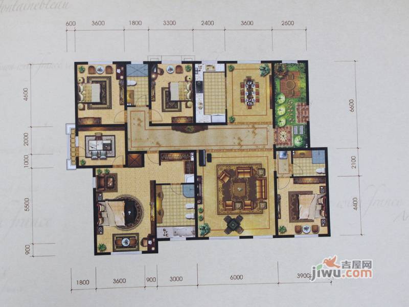 萨尔斯堡5室2厅3卫260.7㎡户型图