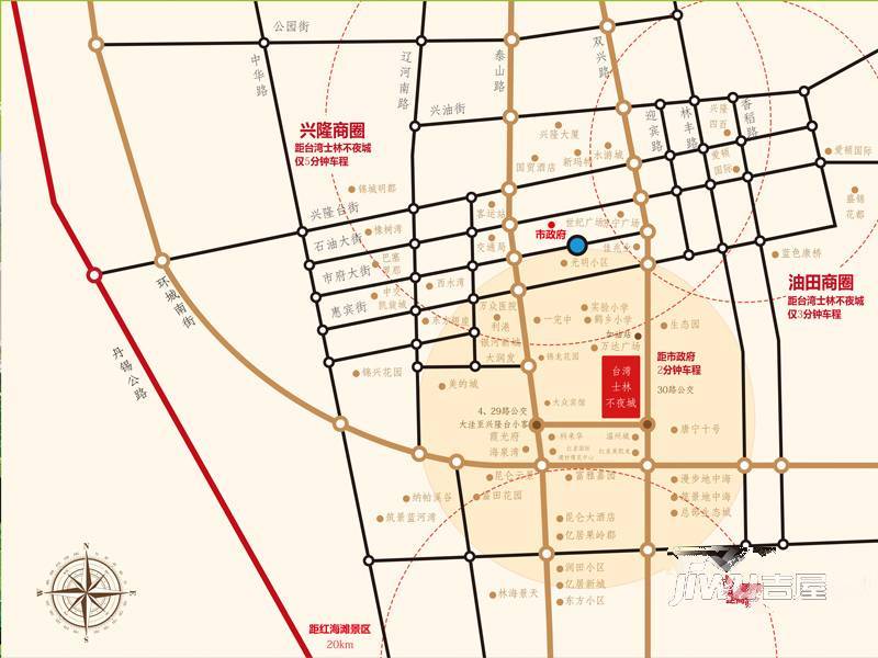 台湾士林不夜城位置交通图