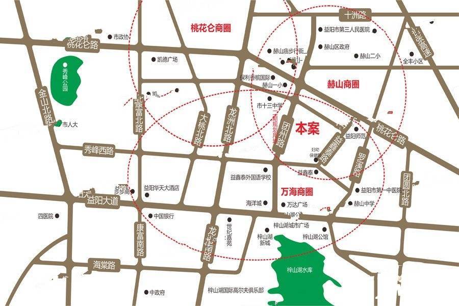 南市场商业街位置交通图