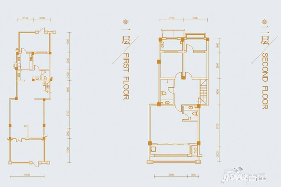 绿地壹号公馆4室2厅2卫208㎡户型图