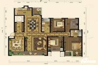 公园华府4室2厅2卫197㎡户型图