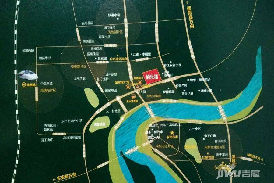 佰乐福新农贸商业广场位置交通图
