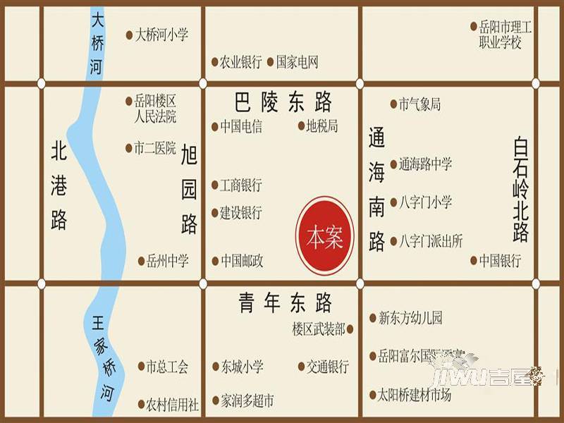 岳阳市迅力机电大市场位置交通图图片