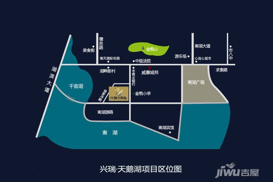 兴瑞·天鹅湖位置交通图1