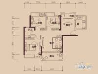湘泰·锦绣华城3室2厅2卫104.2㎡户型图