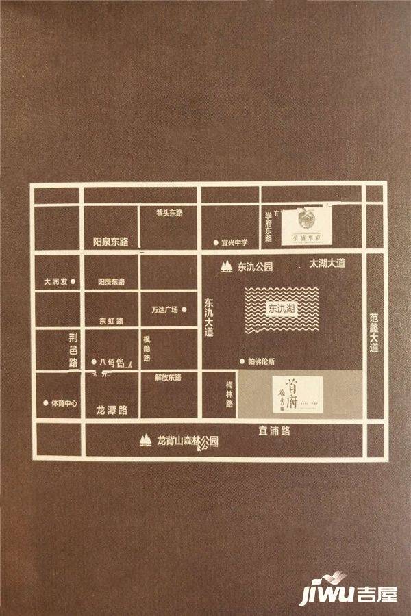 荣盛华府位置交通图