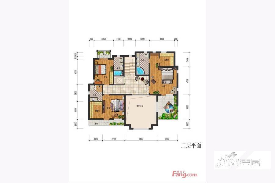 碧桂园官厅湖3室1厅3卫314㎡户型图