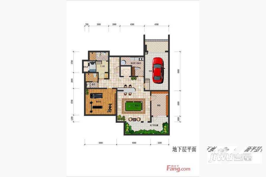 碧桂园官厅湖6室3厅6卫381㎡户型图