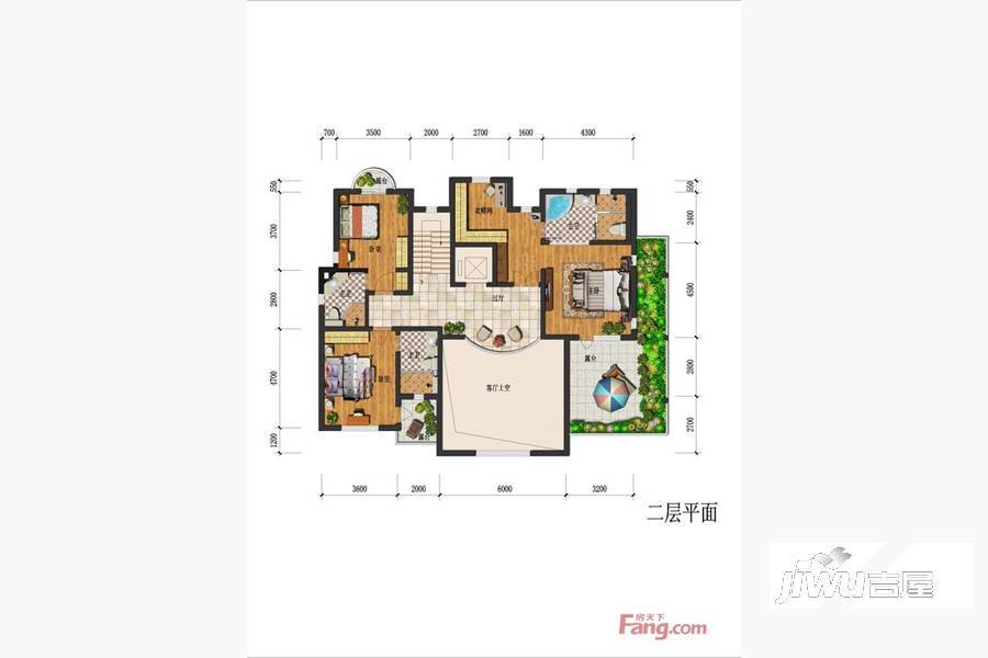 碧桂园官厅湖3室1厅3卫381㎡户型图